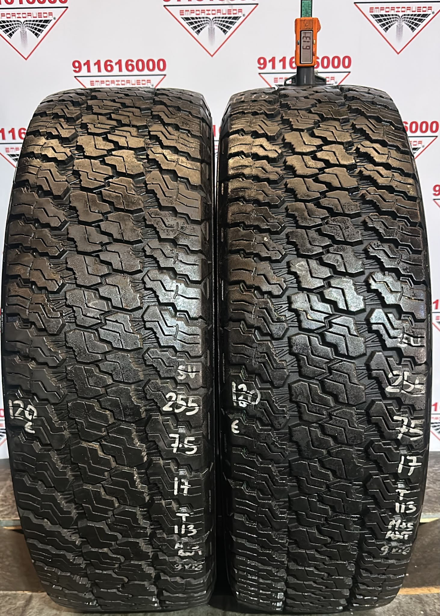 GOODYEAR WRANGLER USADO M+S 255/75 R17 113 T